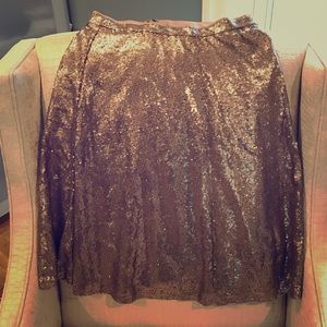 Golden skirt